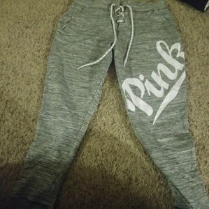 Pink sweat pants